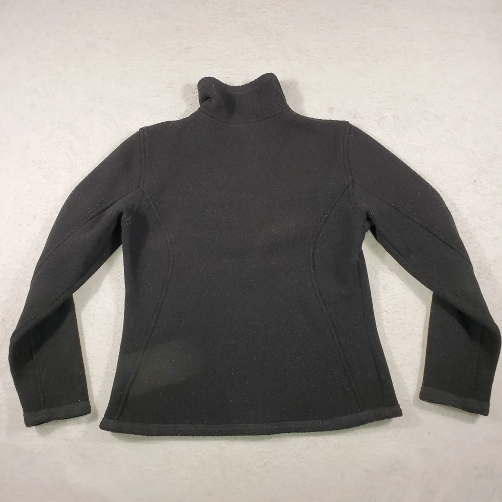 Marmot Black Full Zip Soft Warm Fleece Jacket Womens Size Small Outdoor Winter - Picture 7 of 8